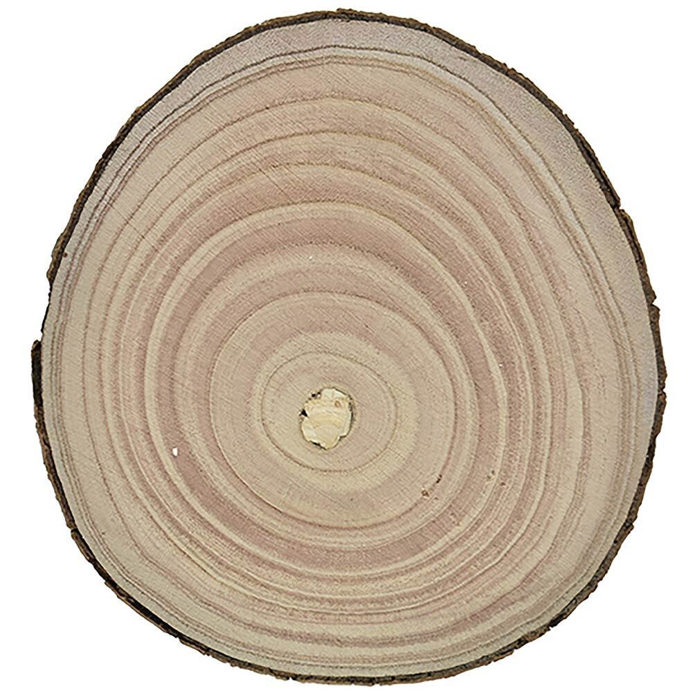 Centrotavola di Legno Base Dischi Tronco Decorazione Natalizia Diametro 20CM