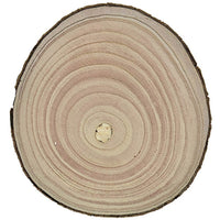 Centrotavola di Legno Base Dischi Tronco Decorazione Natalizia Diametro 20CM