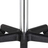 Sgabello Estetista Girevole Schienale Seduta in Ecopelle Salone Studio Bianco