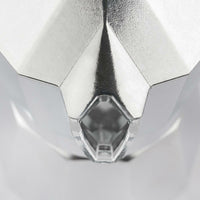 Caffettiera Amika 3 Tazze in Lega di Alluminio Macchinetta Caffe Moka Silver