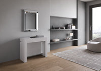 Consolle Tavolo Allungabile 90-302x42x75 cm Evolve Bianco Frassino