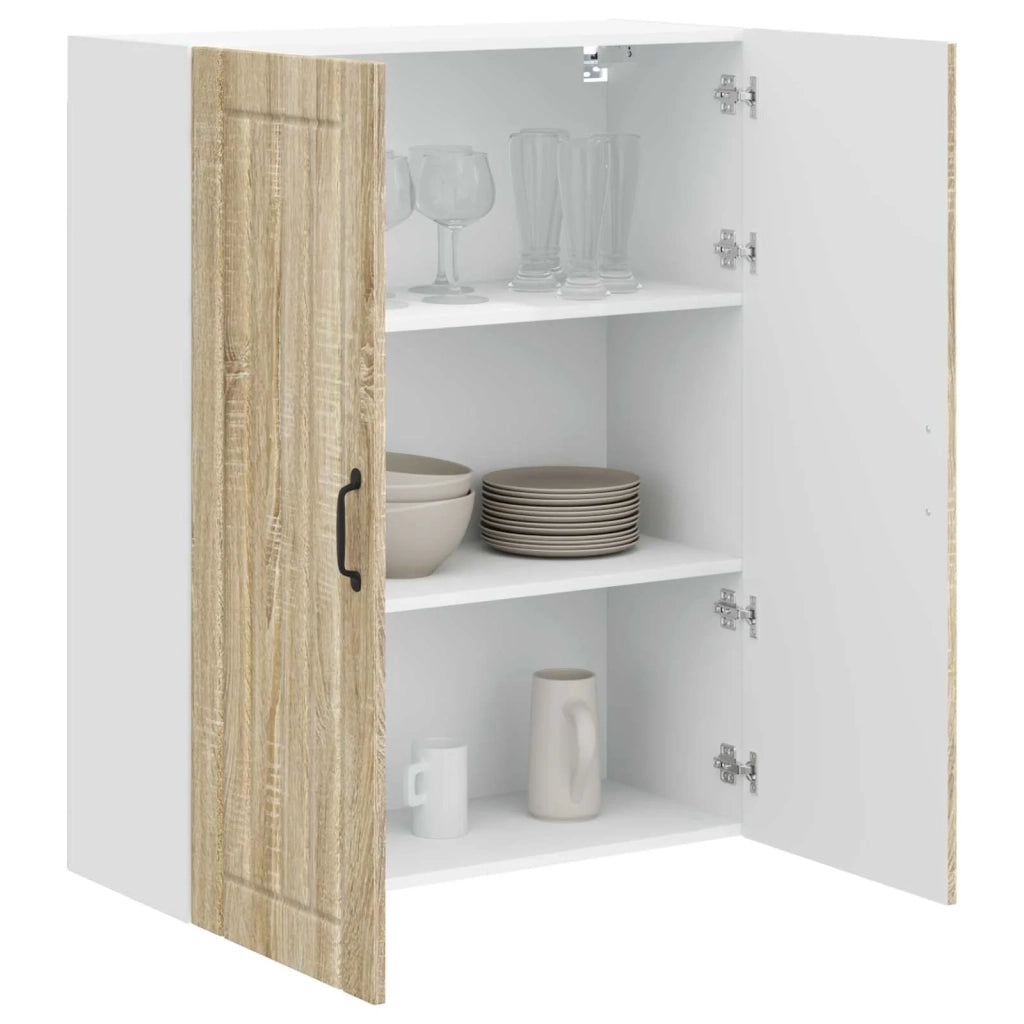Armadietto a muro LUCCA Rovere Sonoma 80 x 31 x 100 cm