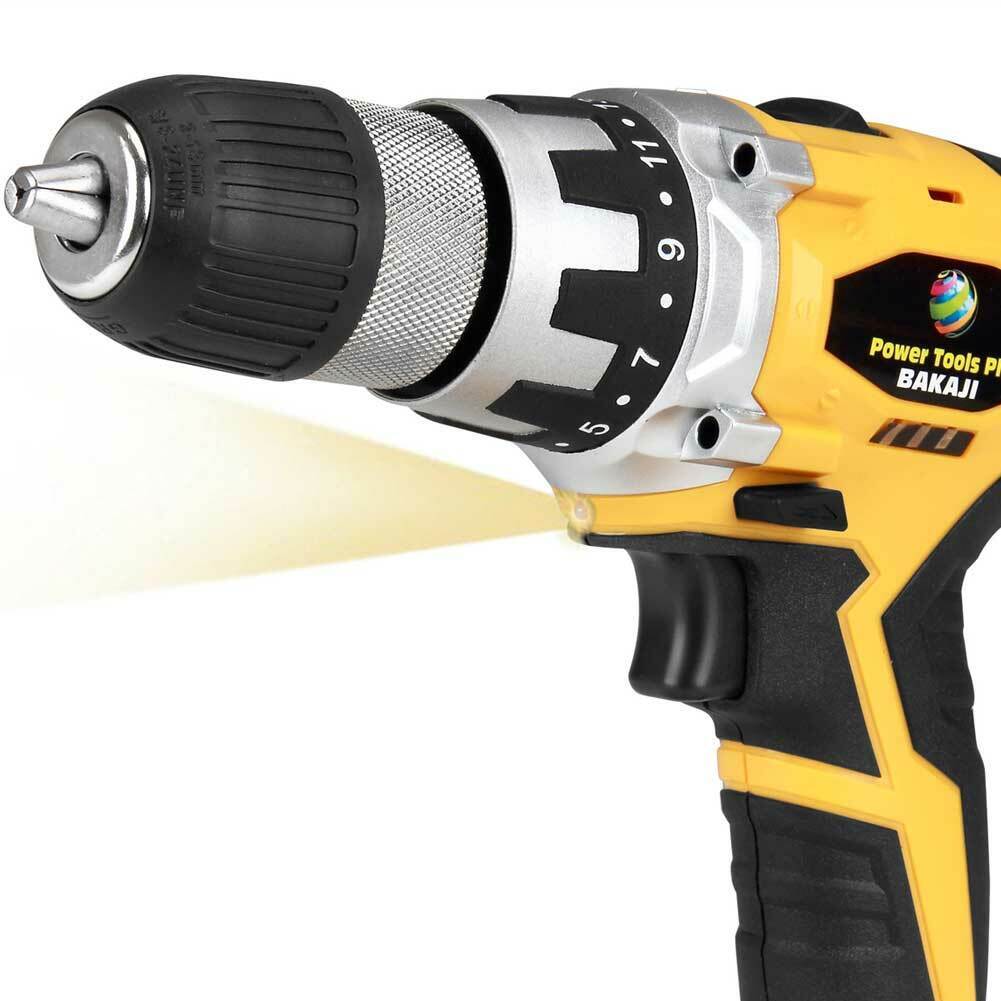 Trapano Avvitatore 20V a DOPPIA Batteria LITIO in Valigetta Cordless 2 Velocita