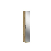 Armadio a 2 ante con specchio – Rovere chiaro – BODITE