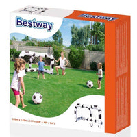 Porta Da Calcio Rete Gonfiabile 213x122x137cm Con 2 Palloni Giardino Bestway