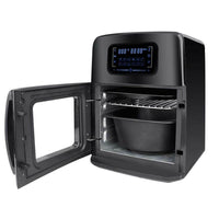 Forno Friggitrice Ad Aria Calda 12 Lt Digitale 1800W Frigge Cuoce Senza Olio