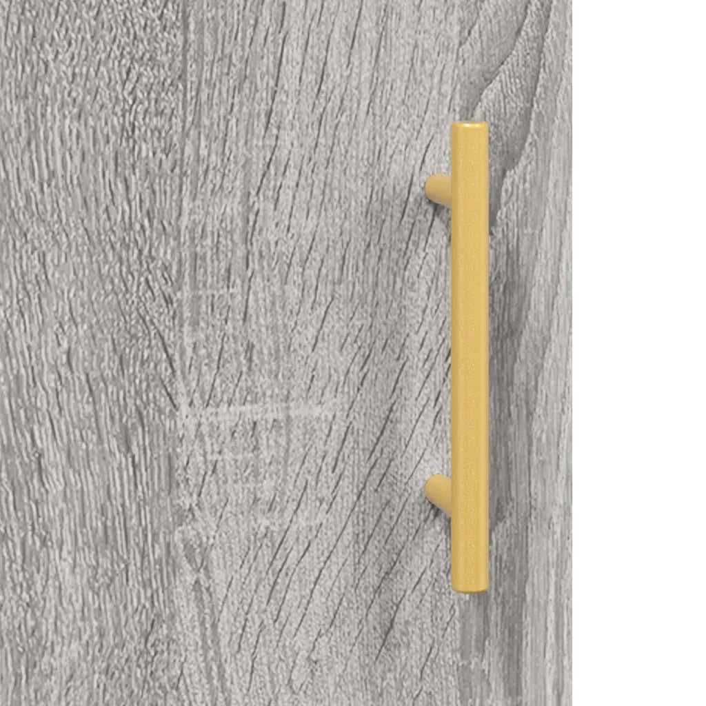 Credenza Grigio Sonoma 34,5x34x180 cm in Legno Multistrato 3199295