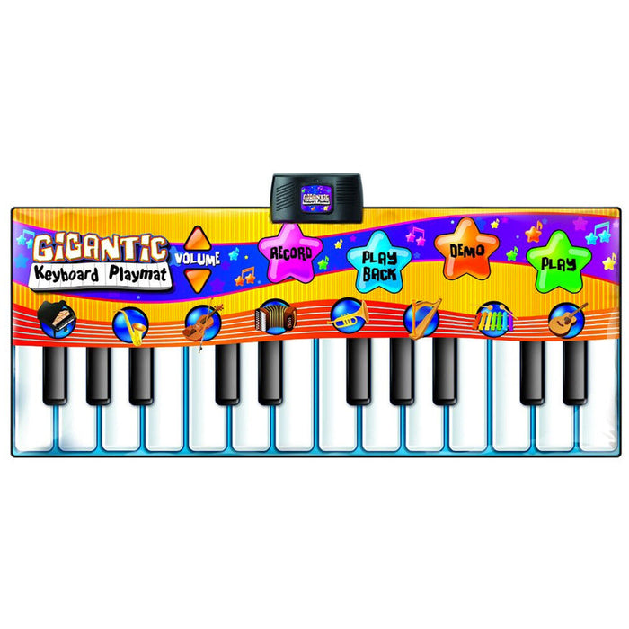Tappeto Musicale Tastiera Pavimento Bambini 8 Strumenti con Registrazione e Demo