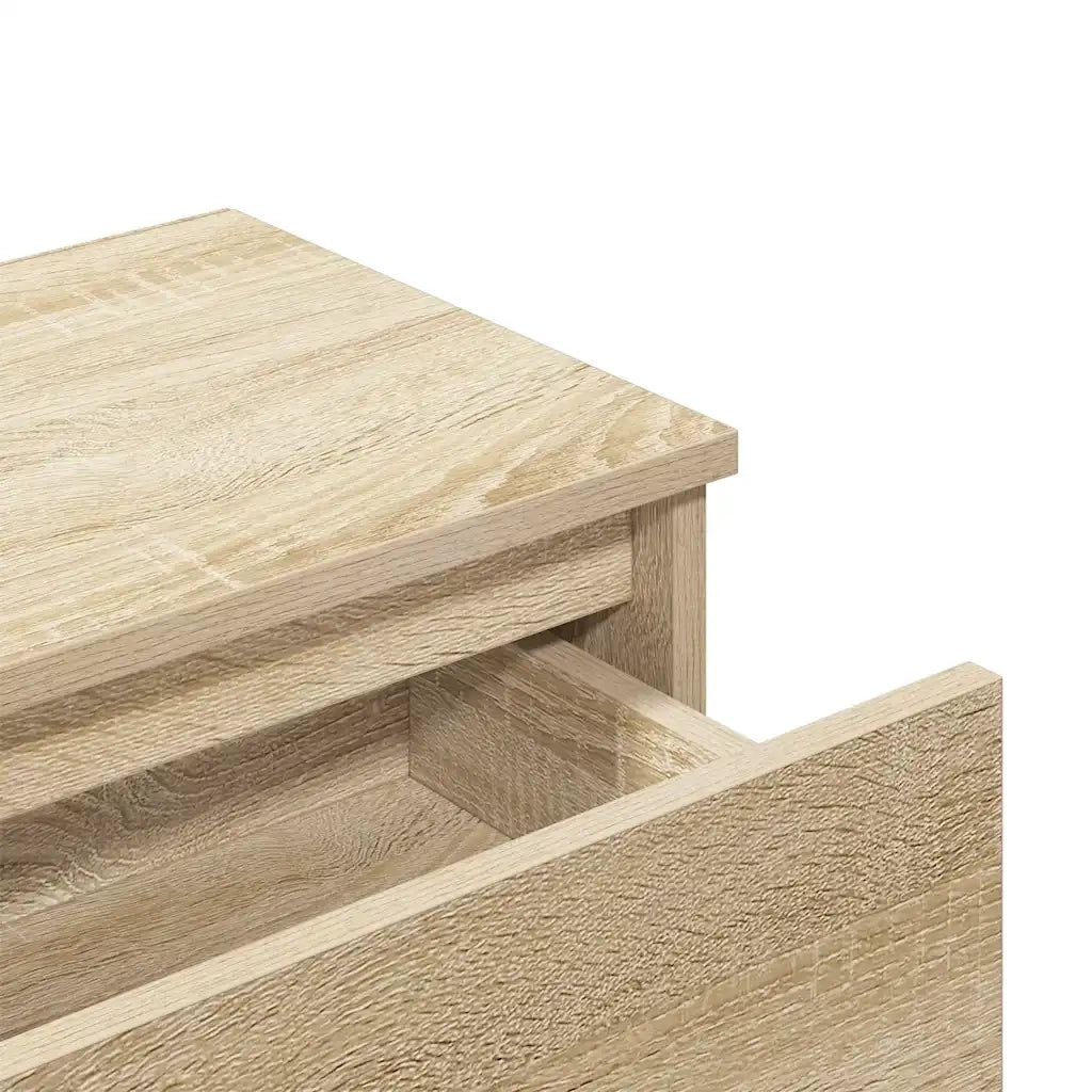 Comodini 2pz Rovere Sonoma 40x30x39 cm in Legno Multistrato 803450