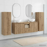 Set di mobili per il bagno 5 pz Rovere Artigianale 3405992