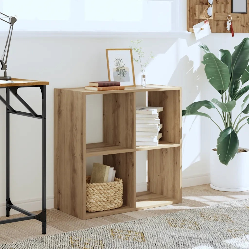 Libreria Legno Artigianale 68,5x32x68,5 cm in Legno Multistrato 852833