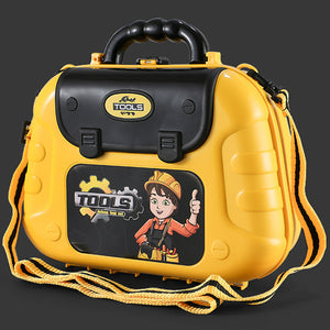 Valigetta Attrezzi Giocattolo Bambini 26 Accessori Gioco Fai da Te con Tracolla
