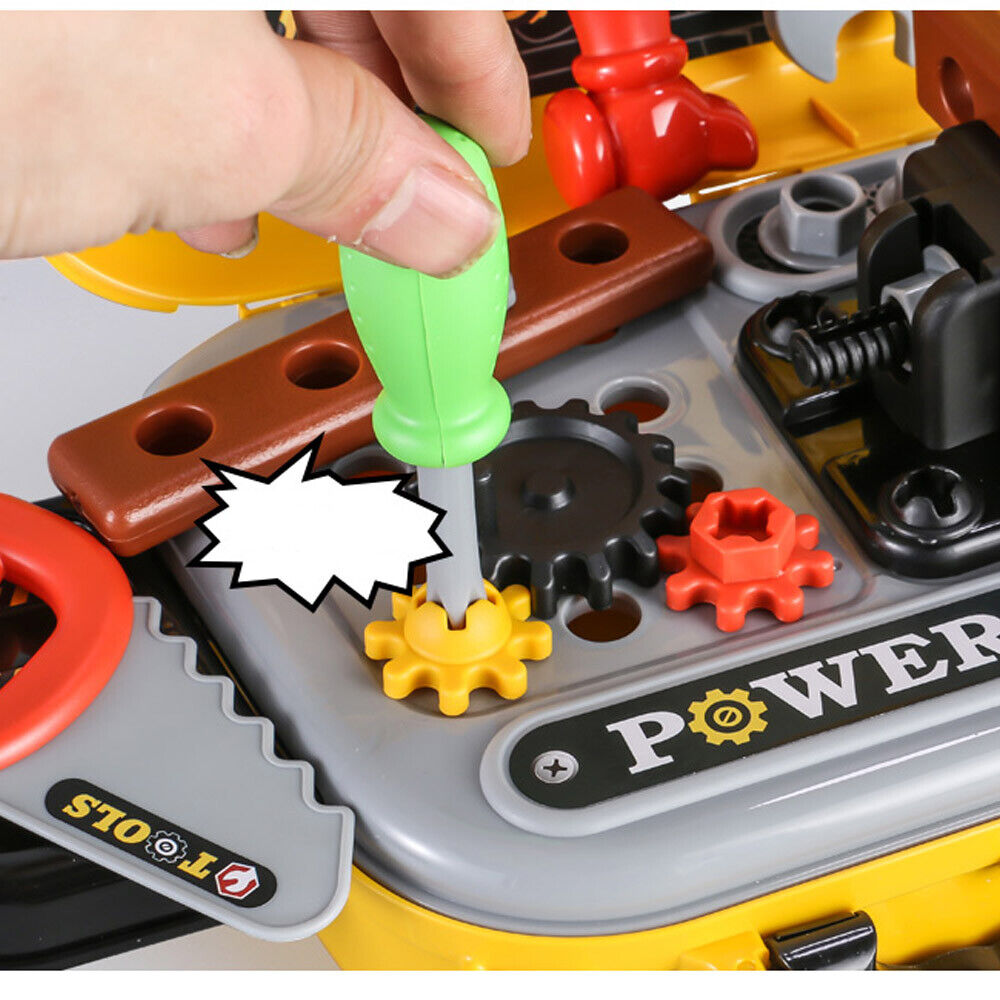 Valigetta Attrezzi Giocattolo Bambini 26 Accessori Gioco Fai da Te con Tracolla