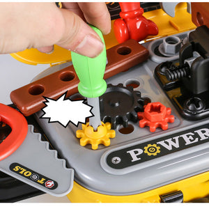 Valigetta Attrezzi Giocattolo Bambini 26 Accessori Gioco Fai da Te con Tracolla