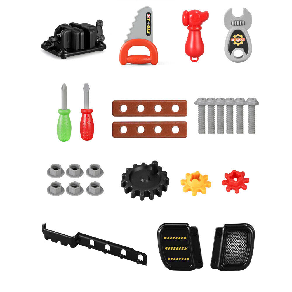 Valigetta Attrezzi Giocattolo Bambini 26 Accessori Gioco Fai da Te con Tracolla