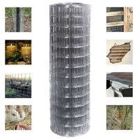 Rete Metallica Elettrosaldata 1 x 25 mt Maglia 50x75mm Zincata per Recinsione