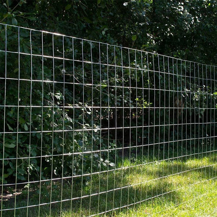 Rete Metallica Elettrosaldata 2 x 25 mt Maglia 50x75mm Zincata per Recinsione