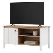 Rivod, Tavolino da Salotto con Piedini, 101x55x53h cm Marrone Rovere Nodi