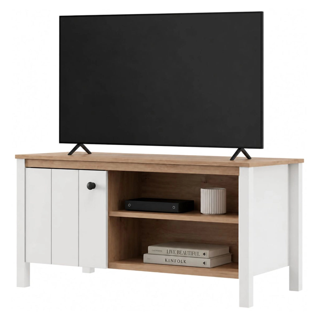 Rivod, Tavolino da Salotto con Piedini, 101x55x53h cm Marrone Rovere Nodi