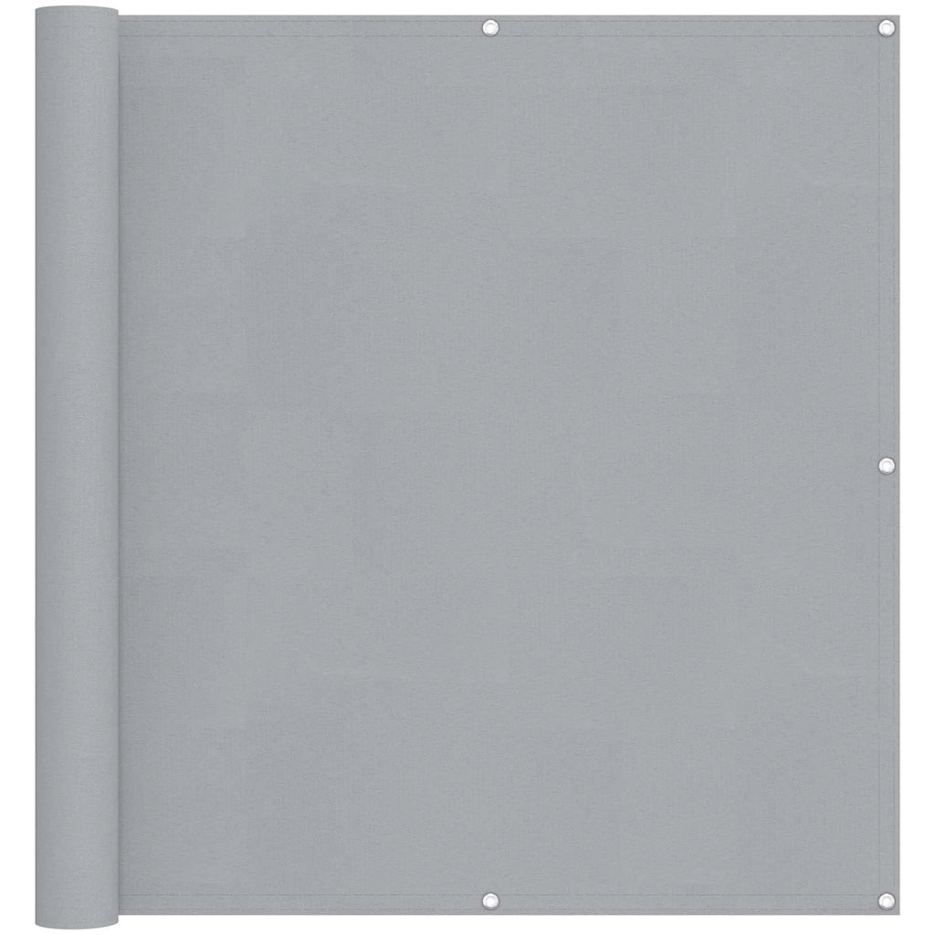 Schermo da balcone Grigio chiaro 110 x 300 cm Tessuto Oxford 42030553
