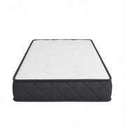 Materasso 90x190 cm in memory foam, poliestere bianco e grigio, singolo