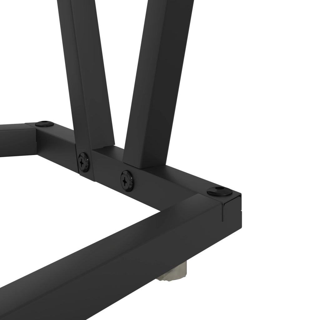 Tavolino da caffÃ¨  in legno riciclato 80x40x40,5 cm in legno ingegnerizzato e metallo