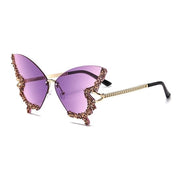 Occhiali da Sole per Donna - Stile Farfalla - 150 x 68 mm - Unico pezzo - Sostenibile/Comodo