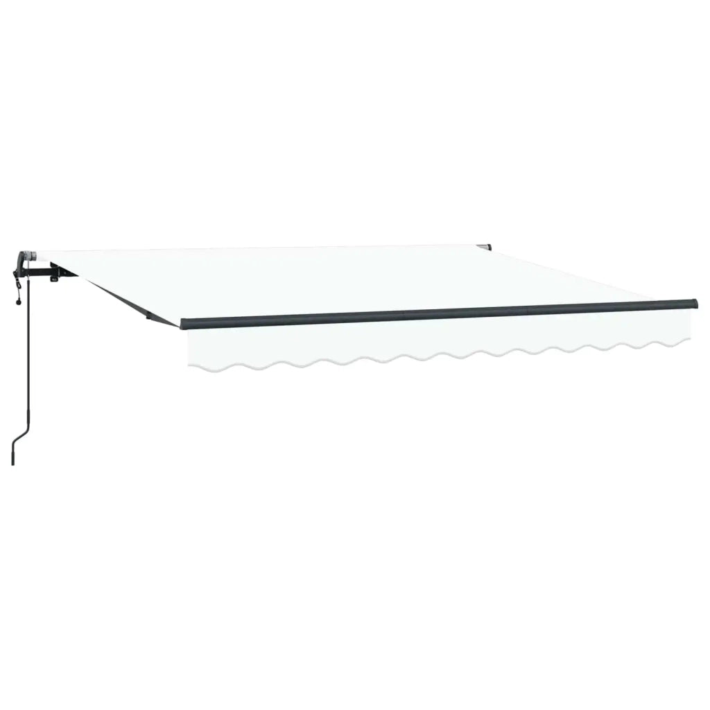Tenda Retrattile Bianco 250 x 200 cm Tessuto 3329438