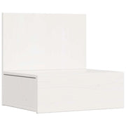 Comodino | Armadio da Notte | Mobiletto da notte Bianco 42 x 32,5 x 40 cm Legno di pino massello