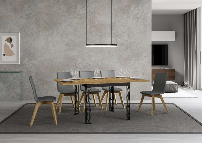 Tavolo Allungabile 90x90-180x78-80 cm Ghibli Libra Quercia Naturale