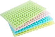 Bacchette per cubetti di ghiaccio in silicone con rivestimento antiscivolo - forma piccola - piatto per ghiaccio riutilizzabile - piatto per cubetti di ghiaccio mini