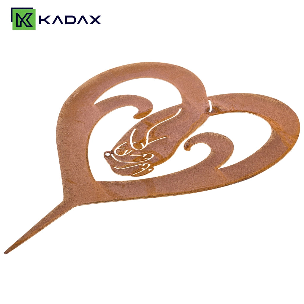 KADAX Ozdoba cortenowa Serce P25723 K16453 ZESTAW 1 PACZKA = 1 SZT !!!!