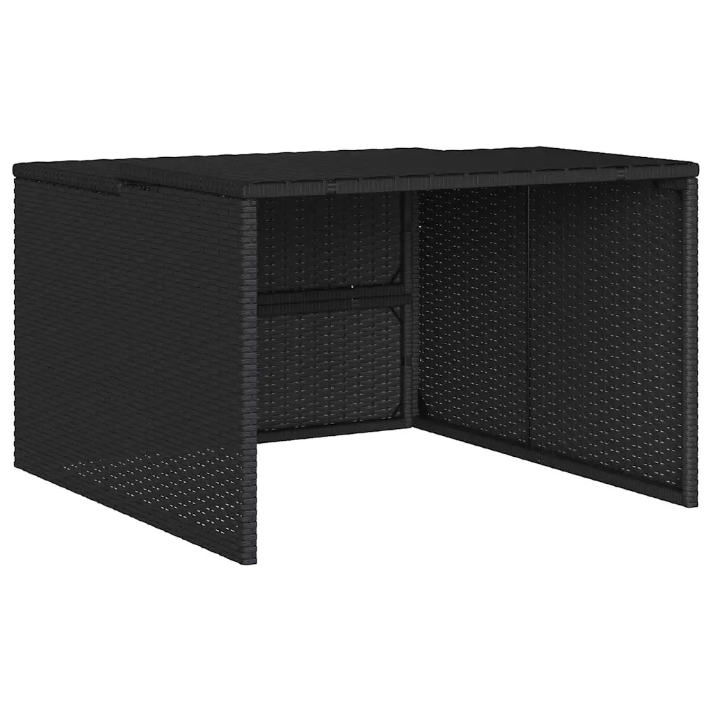 Garage per Robot Tosaerba Nero 86x90x52/57 cm in Polyrattan CFW7622209