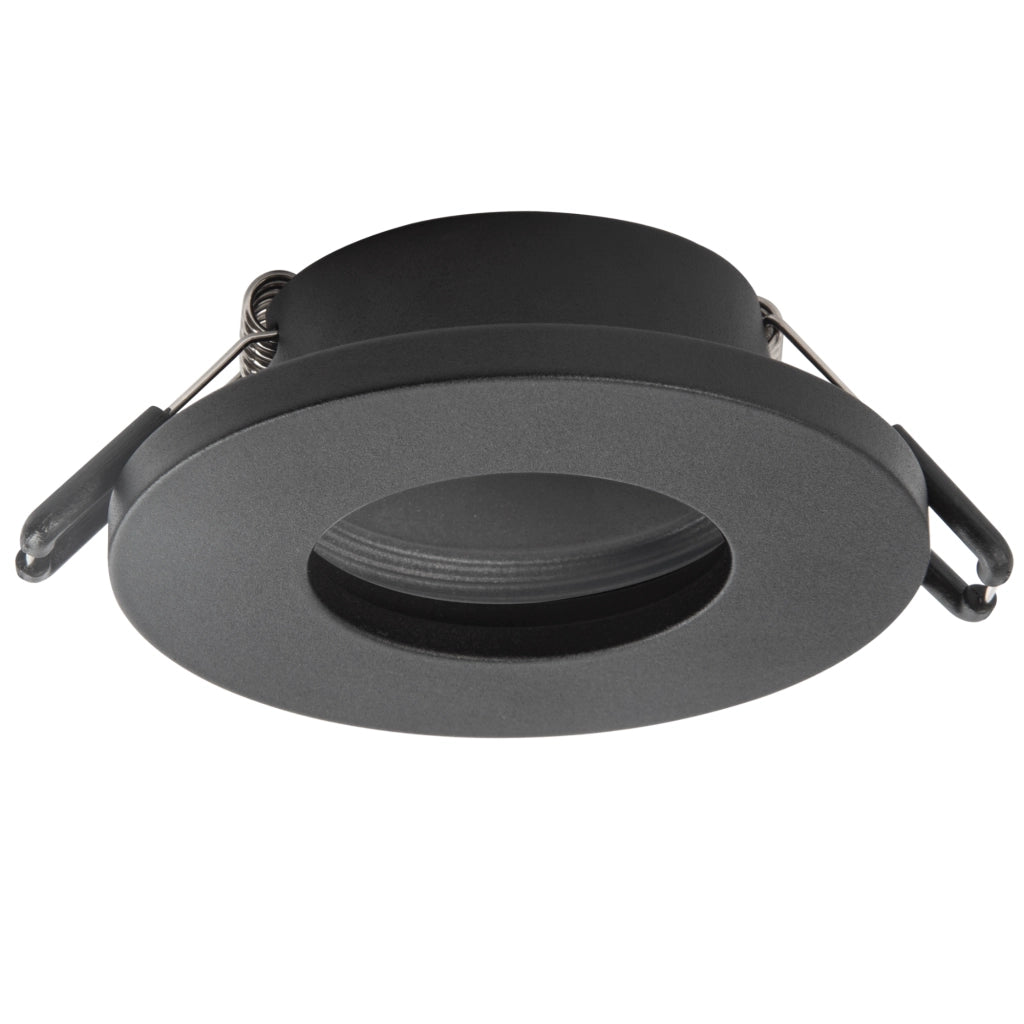 Faretto incasso nero Polux NEPTUN 322159 IP44 12V MR16