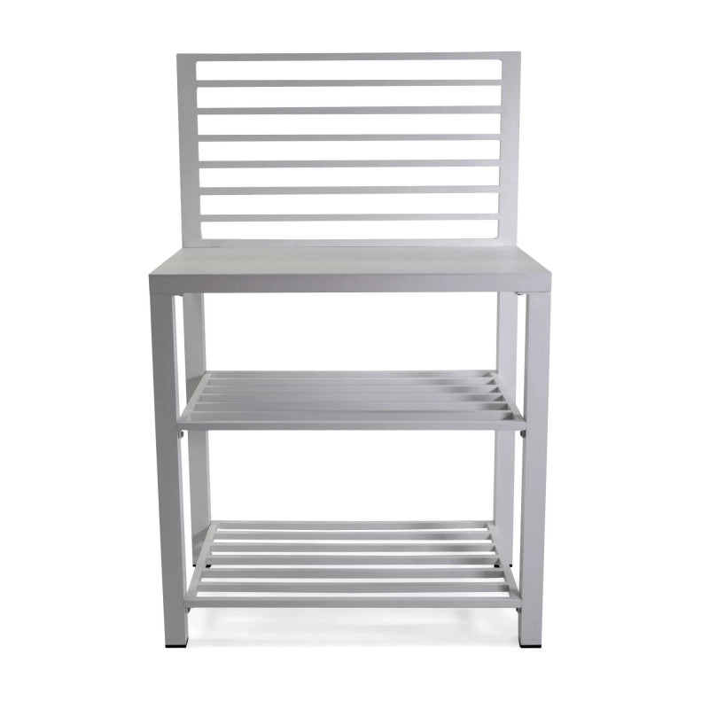 Mobiletto alluminio bianco cm 90x56h141