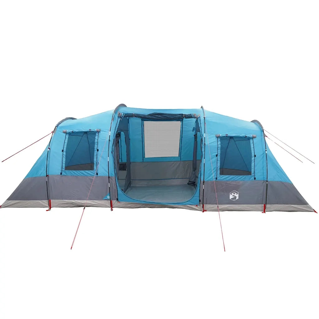 Tenda Familiare a Tunnel per 6 Persone Blu Impermeabile 4009417