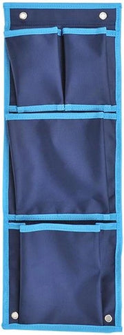 Borsa appesa / Organizzatore appeso con 4 Compartimenti 20 x 57 cm Blu