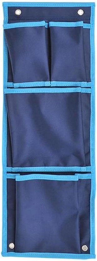 Borsa appesa / Organizzatore appeso con 4 Compartimenti 20 x 57 cm Blu