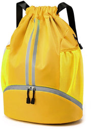 Zaino Sportivo Impermeabile - Borsa con Tasca per Scarpe - Flessibile - Sostenibile - Grande Capacità - 32 x 15 x 47 cm