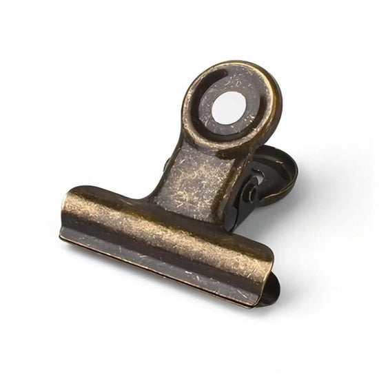 Clip metallico per legatura 30 pezzi - Scharnierclips 2,5 cm - Adatto per ufficio e cucina - Ideale per artigianato