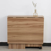 Tavolo Pranzo Salvaspazio Scrivania Richiudibile Allungabile Scomparsa Quercia