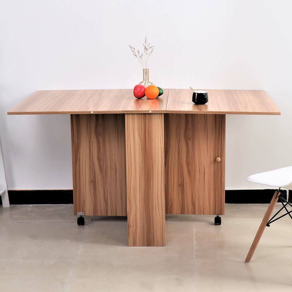 Tavolo Pranzo Salvaspazio Scrivania Richiudibile Allungabile Scomparsa Quercia