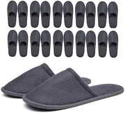 Set di 10 paia di pantofoline da bagno - Materiale bad felpato - Pantofoline da bagno da gettare - Universale taglia - Peso leggero - Pantofoline da bagno igieniche e comode