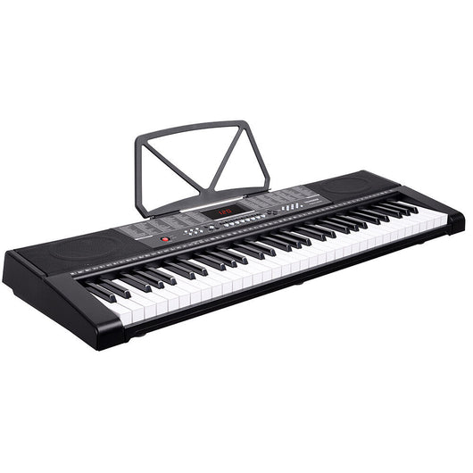Tastiera Musicale Pianola Elettronica 61 Tasti Pianoforte Multifunzione USB AUX