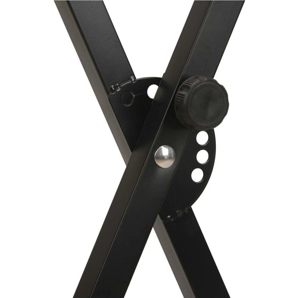 Supporto a Croce Tastiera Musicale in Metallo Pieghevole con Altezza Regolabile