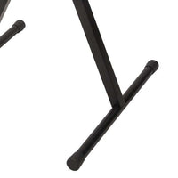 Supporto a Croce Tastiera Musicale in Metallo Pieghevole con Altezza Regolabile