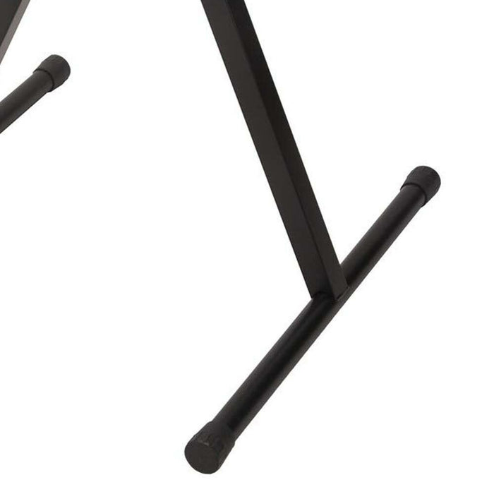 Supporto a Croce Tastiera Musicale in Metallo Pieghevole con Altezza Regolabile