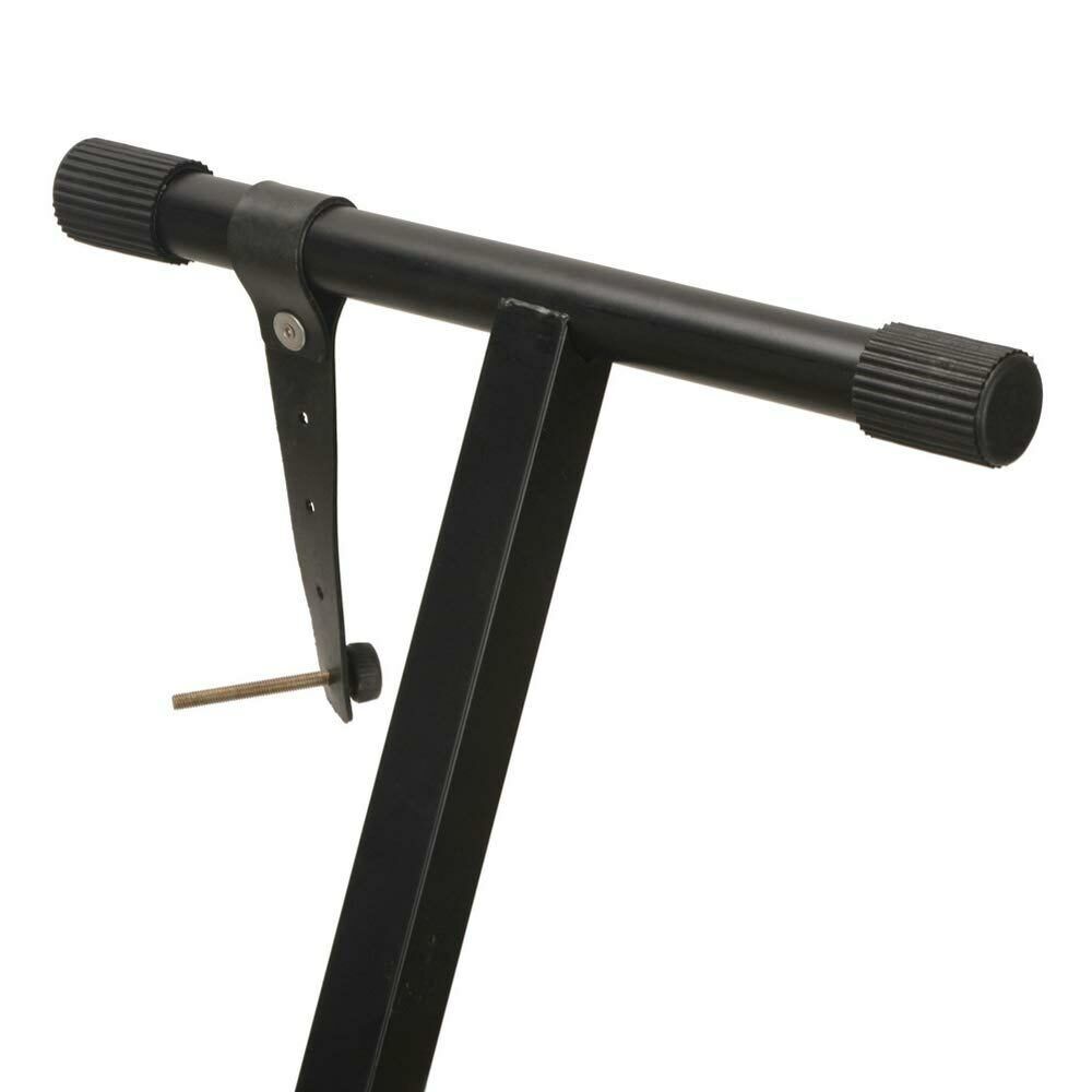 Supporto a Croce Tastiera Musicale in Metallo Pieghevole con Altezza Regolabile