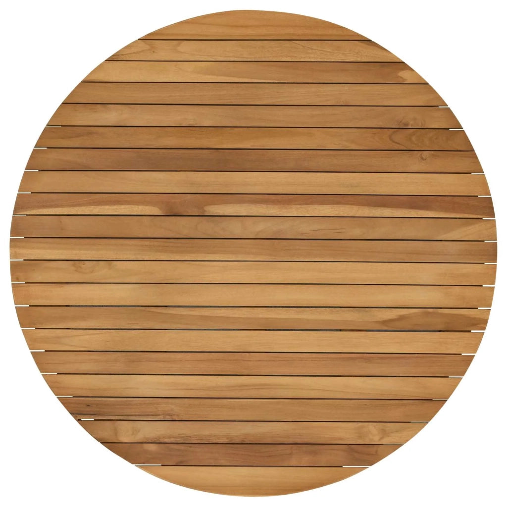 Piano del tavolo Ø 80 x 3,5 Rotondo Legno di teak solido 42033153