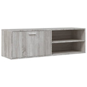 Mobile TV multimediale mensola TV credenza TV sala da pranzo soggiorno camera da letto Sonoma 120 x 34 x 37 cm legno ingegnerizzato grigio 02_0028378